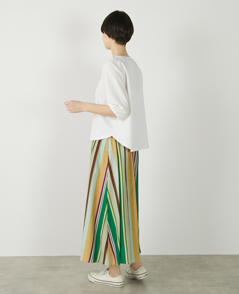 【異素材バルーンスリーブカットプルオーバー】 詳細画像 ホワイト 6