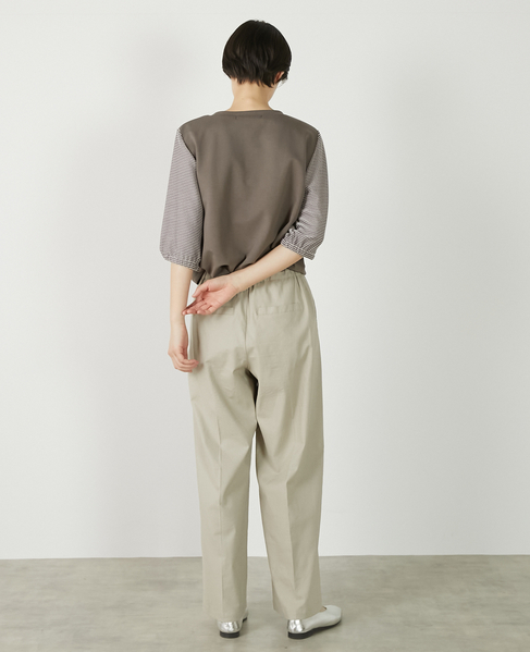 【異素材バルーンスリーブカットプルオーバー】 詳細画像 ブラウン系その他 7