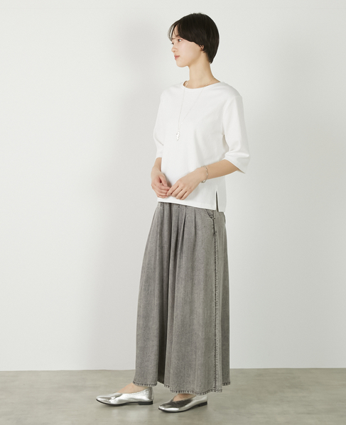 【ジャガードリブシンプルセットインプルオーバー】 詳細画像 オフホワイト 4