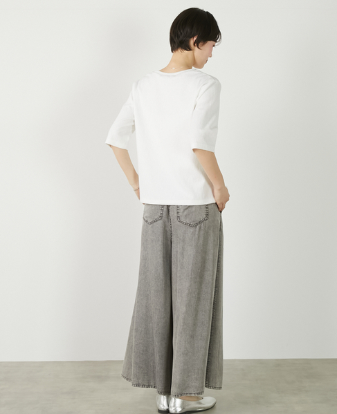 【ジャガードリブシンプルセットインプルオーバー】 詳細画像 オフホワイト 9