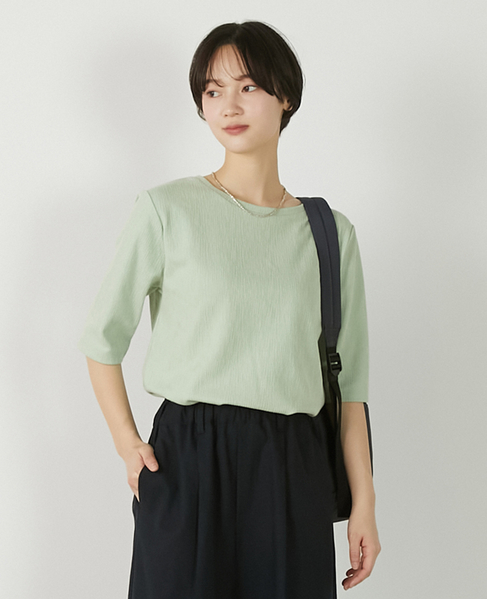 【ジャガードリブシンプルセットインプルオーバー】 詳細画像 セージグリーン 1