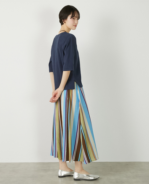 【ジャガードリブシンプルセットインプルオーバー】 詳細画像 ネイビー 11