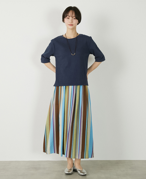 【ジャガードリブシンプルセットインプルオーバー】 詳細画像 ネイビー 13