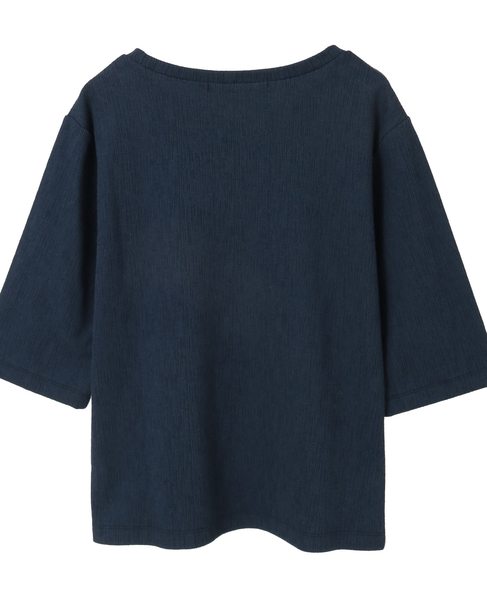 【ジャガードリブシンプルセットインプルオーバー】 詳細画像 ネイビー 15