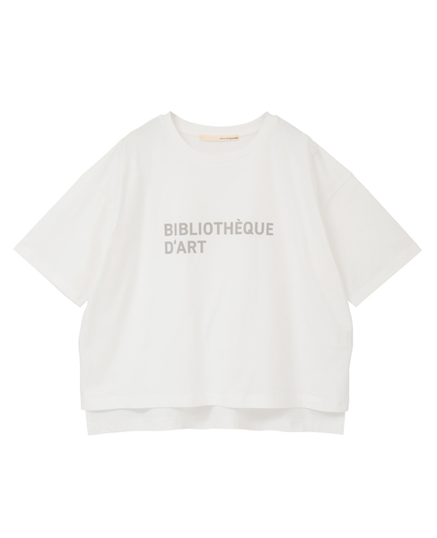 【コットンロゴプリントtシャツ】 詳細画像 オフホワイト 12