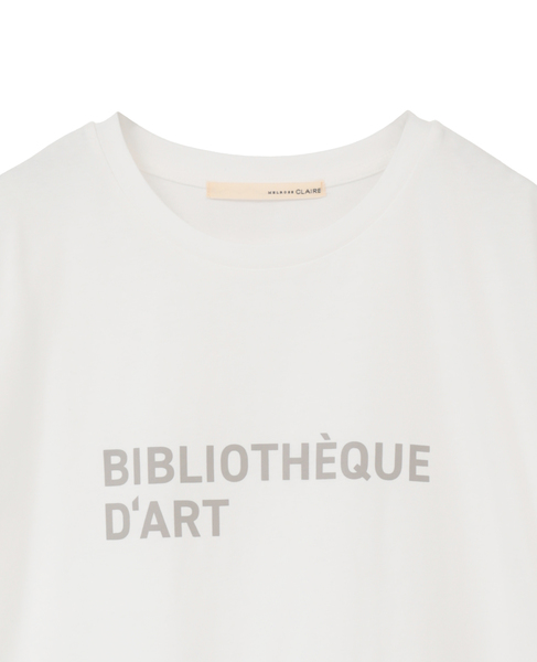 【コットンロゴプリントtシャツ】 詳細画像 オフホワイト 14