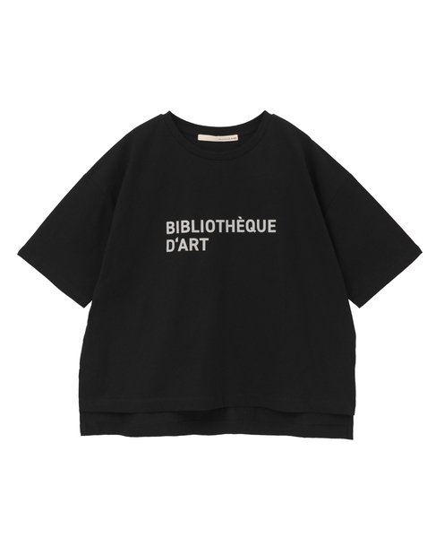 【コットンロゴプリントtシャツ】 詳細画像 ブラック 11