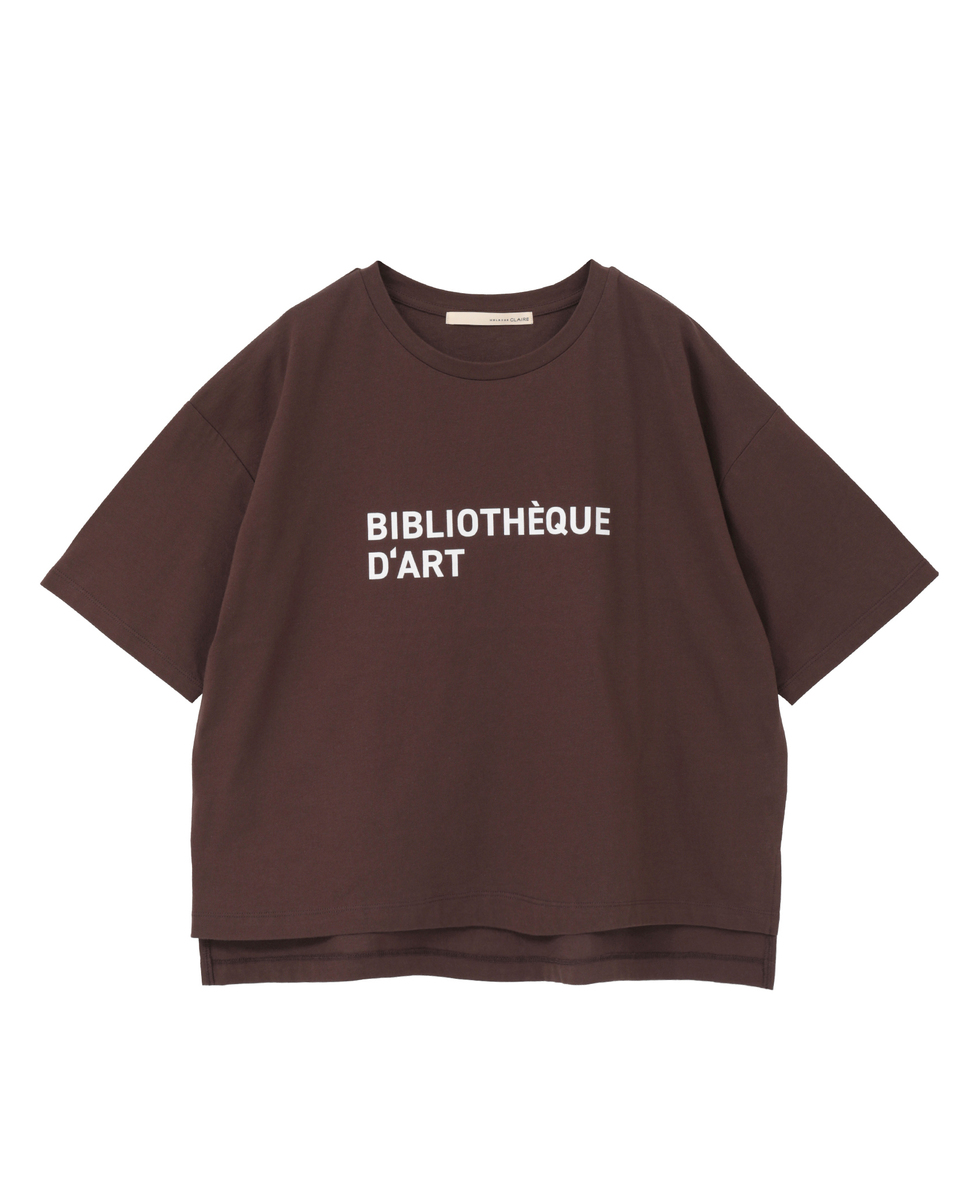 コットンロゴプリントtシャツ】｜MELROSE CLAIRE（メルローズクレール