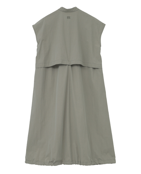 《別注》【RUSSELL ATHLETIC/ラッセルアスレチック】ドロストシャツワンピース 詳細画像 カーキ 12