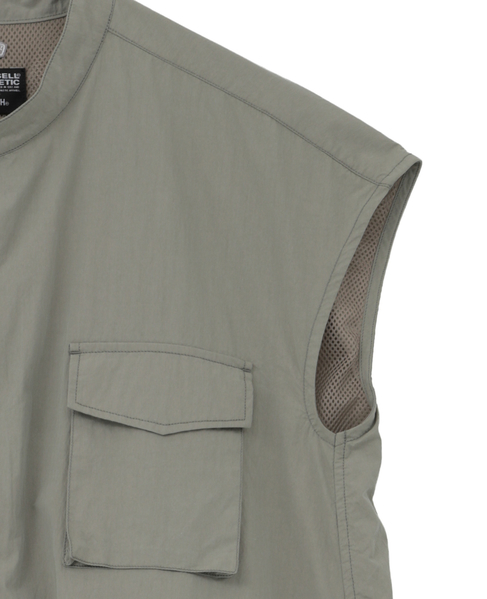 《別注》【RUSSELL ATHLETIC/ラッセルアスレチック】ドロストシャツワンピース 詳細画像 カーキ 14