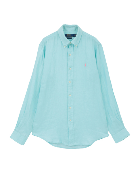 【POLO RALPH LAUREN/ポロラルフローレン】リネンシャツ 詳細画像 ブルー 1
