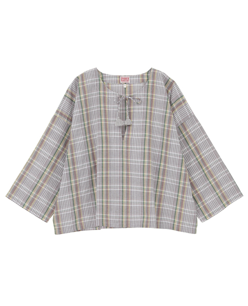 【INDIA INDUSTRY/インディア インダストリー】カフタンシャツ 詳細画像 ホワイト系その他 1