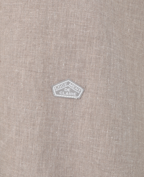 《別注》【 The Duchess Designs/ザ ダッチェス デザイン】綿麻裾ドロストシャツ 詳細画像 ブラウン 17