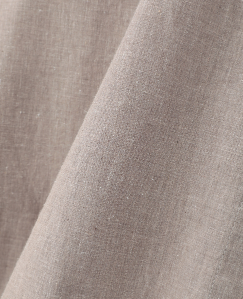 《別注》【 The Duchess Designs/ザ ダッチェス デザイン】綿麻裾ドロストシャツ 詳細画像 ブラウン 18