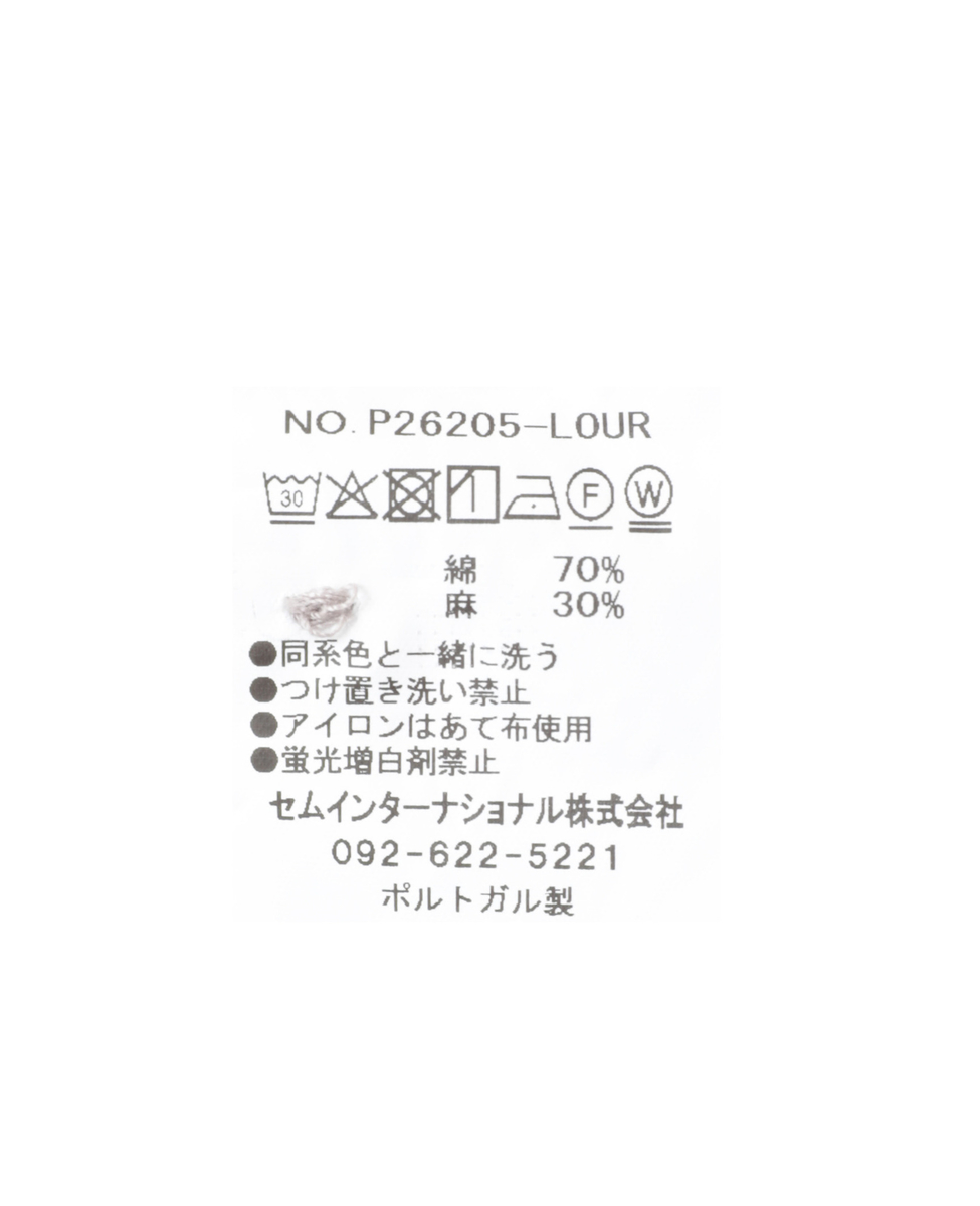 《別注》【 The Duchess Designs/ザ ダッチェス デザイン】綿麻裾ドロストシャツ 詳細画像 ネイビー 48