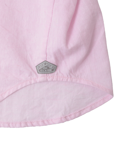 《別注》【 The Duchess Designs/ザ ダッチェス デザイン】綿麻レギュラーカラーシャツ 詳細画像 ピンク 12