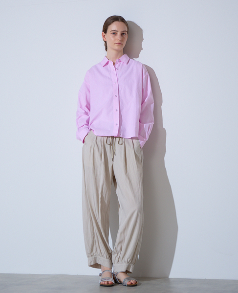 《別注》【 The Duchess Designs/ザ ダッチェス デザイン】綿麻レギュラーカラーシャツ 詳細画像 ピンク 4