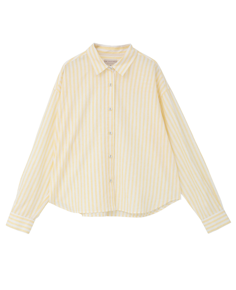 《別注》【 The Duchess Designs/ザ ダッチェス デザイン】綿麻レギュラーカラーシャツ 詳細画像 イエロー系その他 10