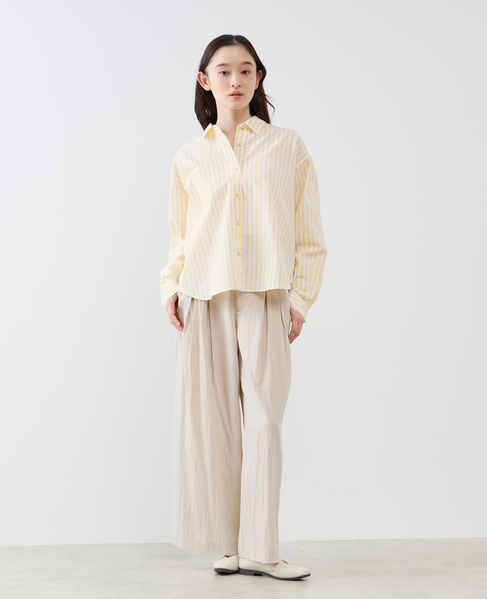 《別注》【 The Duchess Designs/ザ ダッチェス デザイン】綿麻レギュラーカラーシャツ 詳細画像 イエロー系その他 3