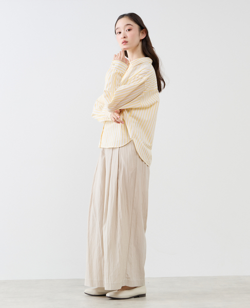 《別注》【 The Duchess Designs/ザ ダッチェス デザイン】綿麻レギュラーカラーシャツ 詳細画像 イエロー系その他 5