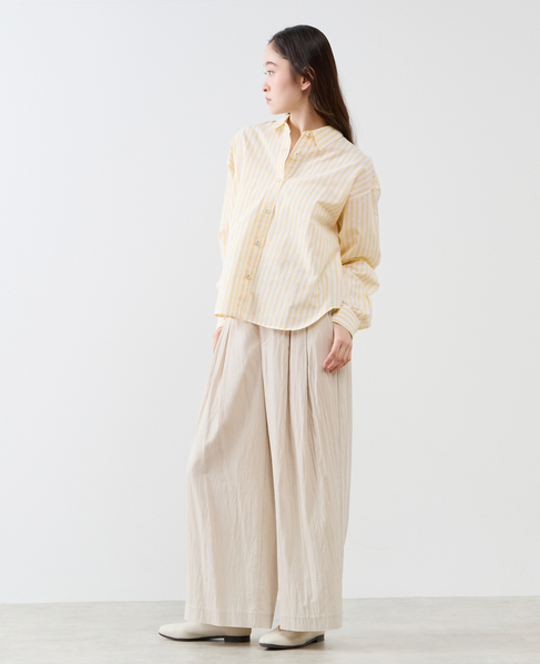 《別注》【 The Duchess Designs/ザ ダッチェス デザイン】綿麻レギュラーカラーシャツ 詳細画像 イエロー系その他 6