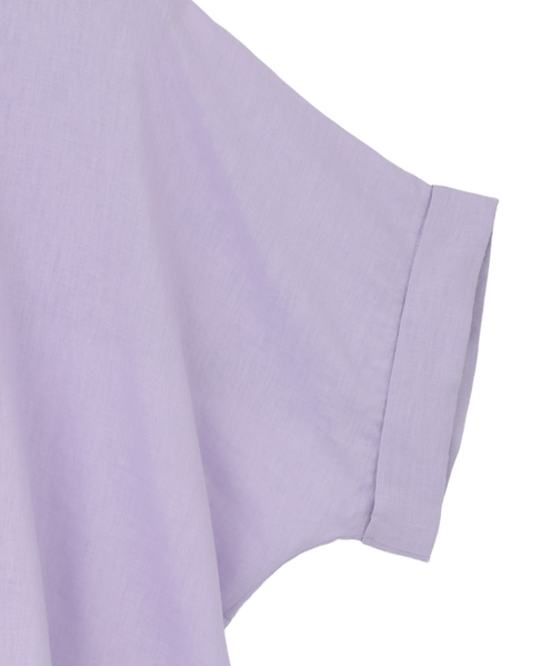 《別注》【Duchess Designs/ダッチェス・デザイン】VIS/麻ドルマンブラウス 詳細画像 ラベンダー 16