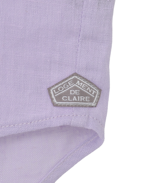 《別注》【Duchess Designs/ダッチェス・デザイン】VIS/麻ドルマンブラウス 詳細画像 ラベンダー 19