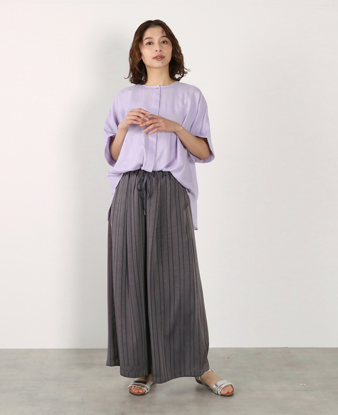 《別注》【Duchess Designs/ダッチェス・デザイン】VIS/麻ドルマンブラウス 詳細画像 ラベンダー 2