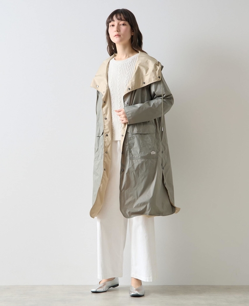 《別注》【TAION/タイオン】リバーシブルロングコート 詳細画像 グリーン 3