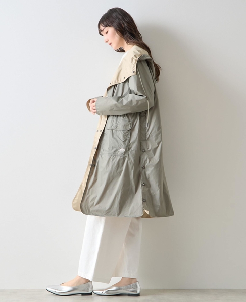 《別注》【TAION/タイオン】リバーシブルロングコート 詳細画像 グリーン 4