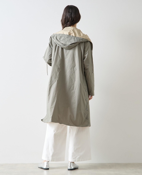 《別注》【TAION/タイオン】リバーシブルロングコート 詳細画像 グリーン 6
