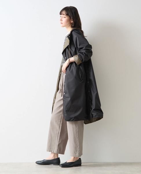 《別注》【TAION/タイオン】リバーシブルロングコート 詳細画像 オリーブ 13