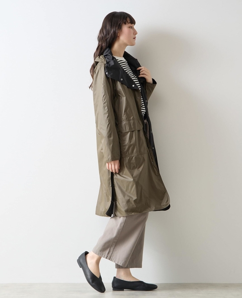 《別注》【TAION/タイオン】リバーシブルロングコート 詳細画像 オリーブ 6
