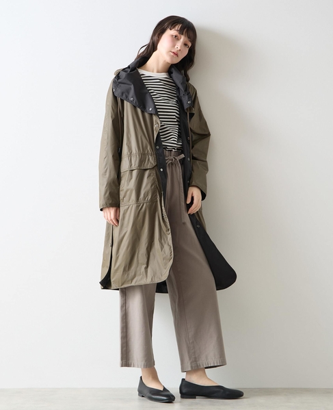 《別注》【TAION/タイオン】リバーシブルロングコート 詳細画像 オリーブ 7