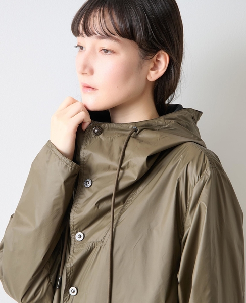 《別注》【TAION/タイオン】リバーシブルロングコート 詳細画像 オリーブ 8