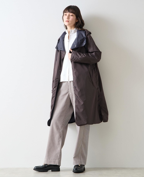 《別注》【TAION/タイオン】リバーシブルロングコート 詳細画像 ダークネイビー 10