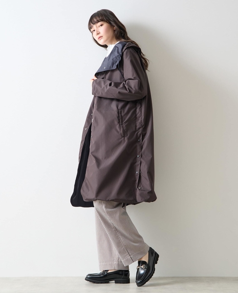 《別注》【TAION/タイオン】リバーシブルロングコート 詳細画像 ダークネイビー 11