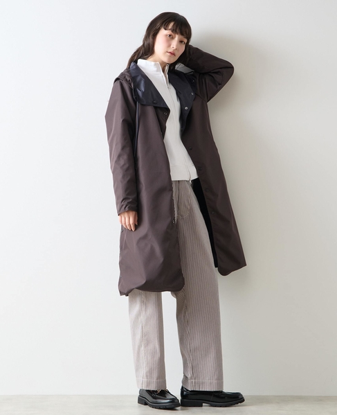 《別注》【TAION/タイオン】リバーシブルロングコート 詳細画像 ダークネイビー 15