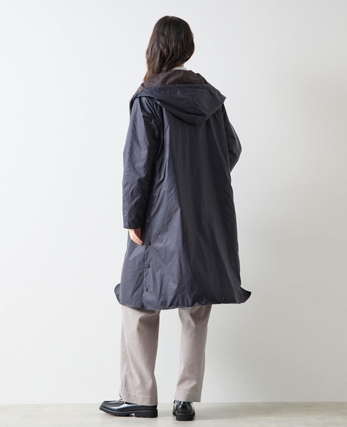 《別注》【TAION/タイオン】リバーシブルロングコート 詳細画像 ダークネイビー 4