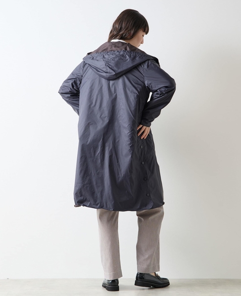 《別注》【TAION/タイオン】リバーシブルロングコート 詳細画像 ダークネイビー 5