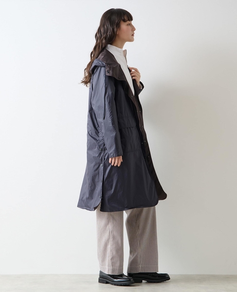 《別注》【TAION/タイオン】リバーシブルロングコート 詳細画像 ダークネイビー 6