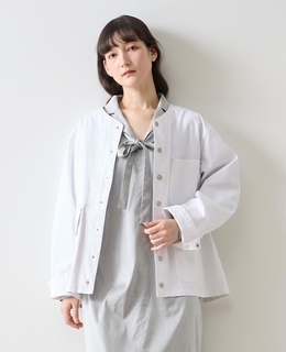 《別注》【TAION/タイオン】ノーカラーブルゾン