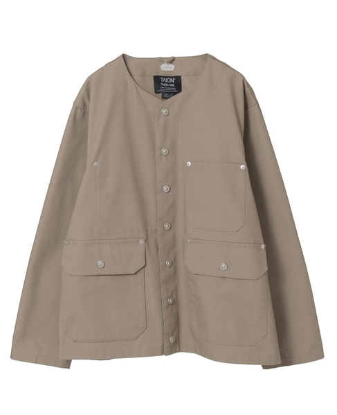 《別注》【TAION/タイオン】ノーカラーブルゾン 詳細画像 オリーブ 10