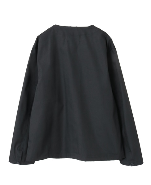 《別注》【TAION/タイオン】ノーカラーブルゾン 詳細画像 ブラック 10