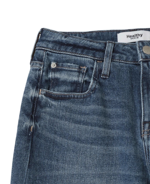 【Healthy denim/ヘルシーデニム】Pink Pepper Midrise デニムパンツ 詳細画像 インディゴブルー 17