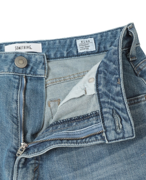 【something/サムシング】ELSA LOOSE STRIGHT 詳細画像 ライトインディゴブルー 5