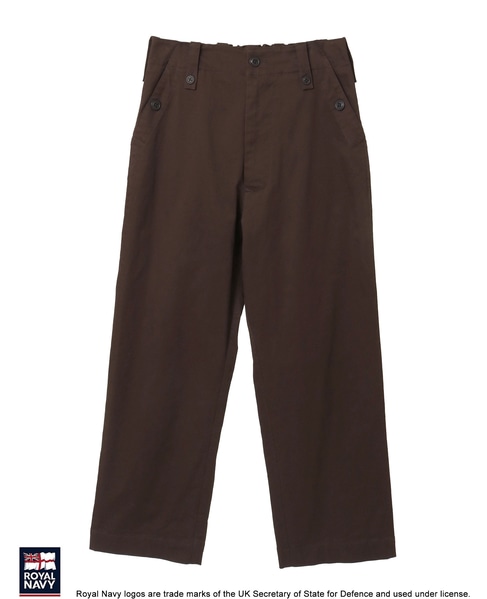 《別注》【ROYAL NAVY/ロイヤルネイビー】コットンストレートパンツ 詳細画像 ブラウン 4