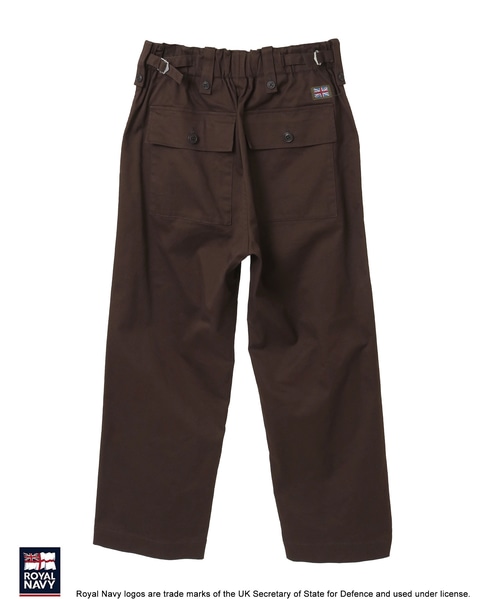 《別注》【ROYAL NAVY/ロイヤルネイビー】コットンストレートパンツ 詳細画像 ブラウン 5