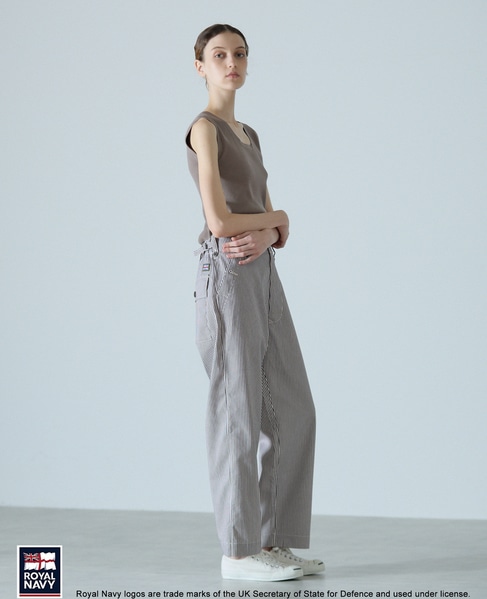 《別注》【ROYAL NAVY/ロイヤルネイビー】コットンストレートパンツ 詳細画像 ブラウン系その他 2