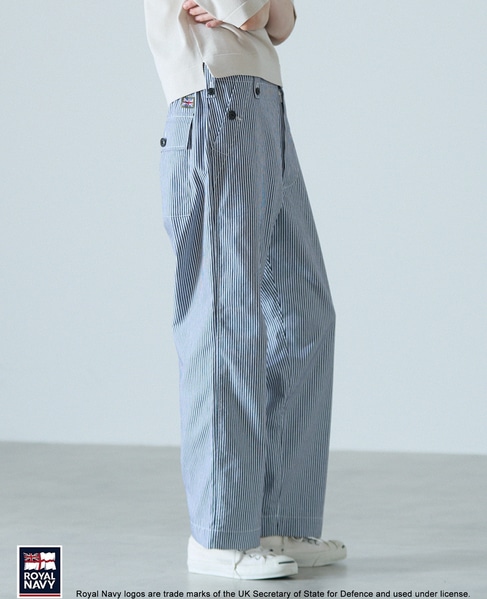 《別注》【ROYAL NAVY/ロイヤルネイビー】コットンストレートパンツ 詳細画像 ブルー系その他 1
